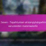 Epic Sevenin kuukausittaiset kirjautumispalkinnot heinäkuussa