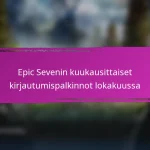 Epic Seven kuukausittaiset kirjautumispalkinnot